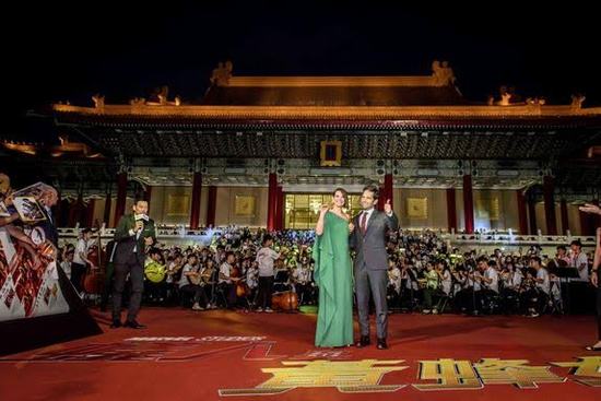 Paul Rudd và Evageline Lilly tại thảm đỏ buổi họp báo tại Đài Loan
