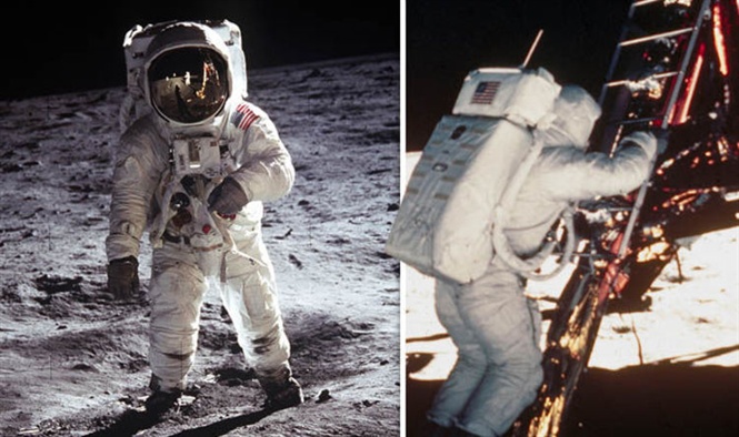 Phi thuyền Apollo 11 đưa con người lên Mặt trăng năm 1969