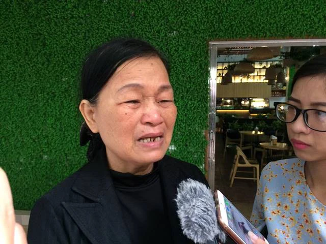  Bà Trần Kim Khánh chia sẻ về trường hợp của gia đình. 