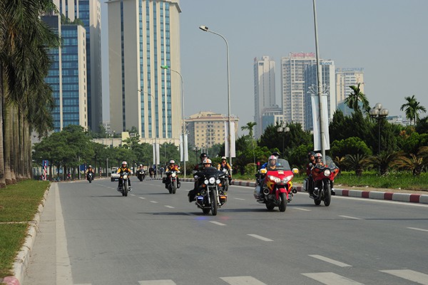 Môn thi đấu xe đạp đường trường năm nay được tổ chức tại Hà Nội.