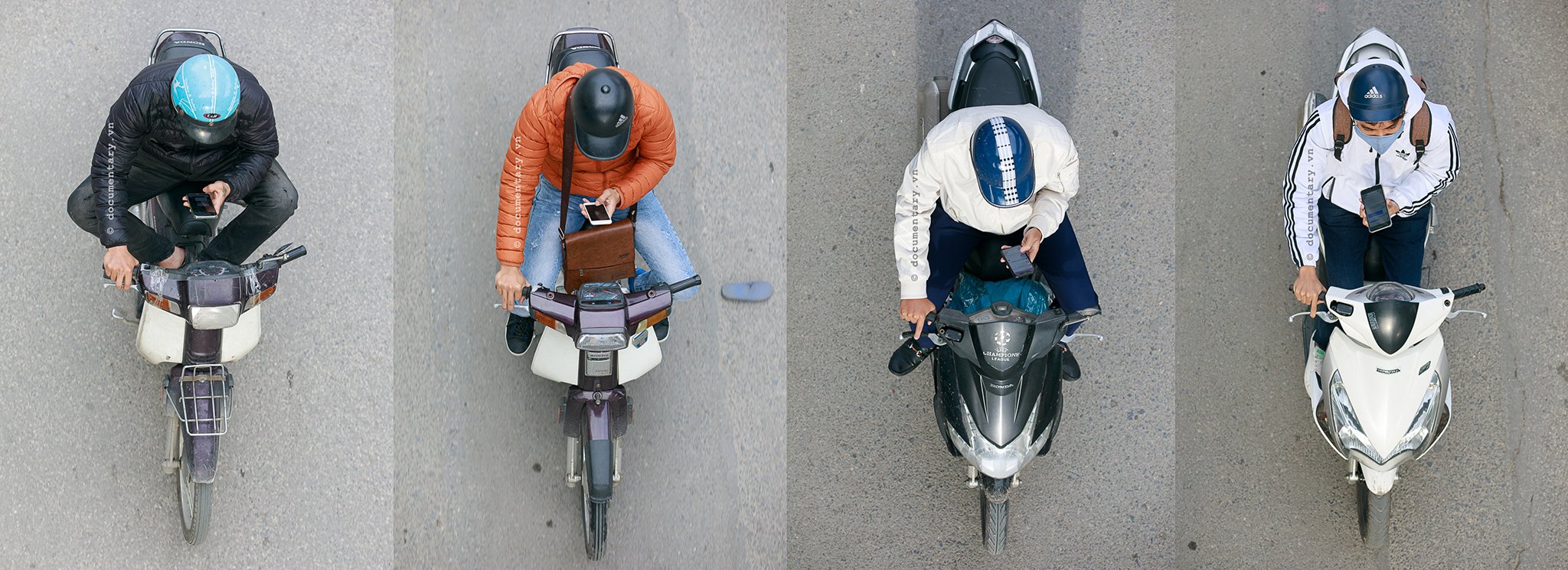 Góc nhìn thú vị về giao thông Hà Nội qua loạt ảnh “Những bộ tứ siêu đẳng”