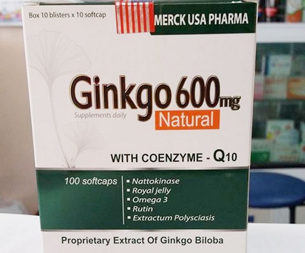 p/Sản phẩm thực phẩm bảo vệ sức khỏe Ginkgo 600p/
