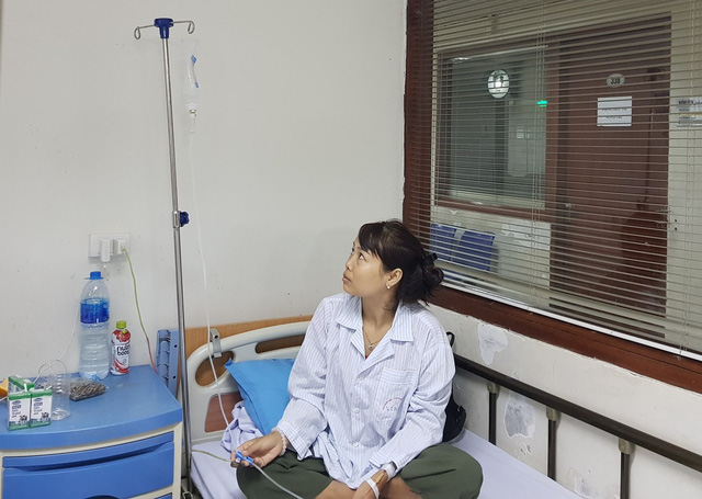 Bệnh nhân Lang Thị Ngoan (SN 1991), một trong những bệnh nhân đang mong chờ được truyền máu điều trị thalassemia