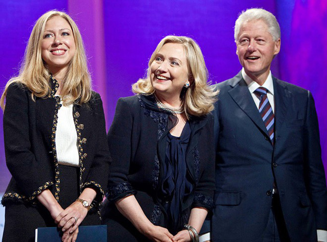 Gia đình bà Hillary Clinton. Ảnh: Getty Images.