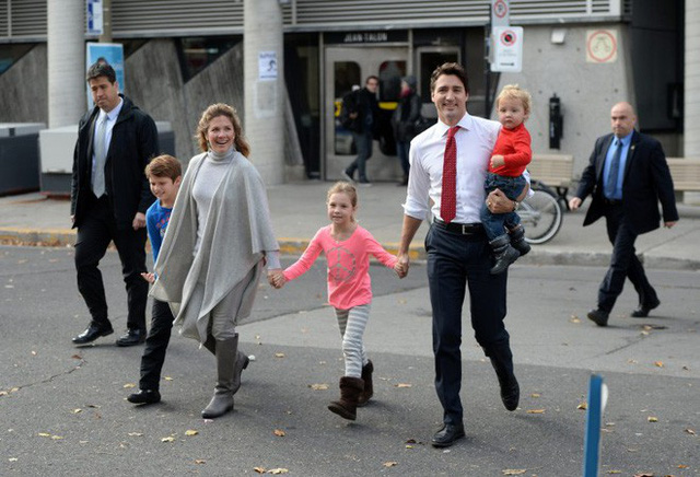 Cách nuôi dạy các con của Thủ tướng Trudeau khiến người dân Canada rất có thiện cảm với vị nguyên thủ quốc gia này.
