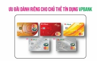 Ưu đãi hấp dẫn từ 10 loại thẻ tín dụng VPBank
