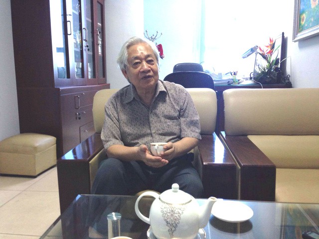 GS.TS Phạm Tất Dong - Phó Chủ tịch kiêm Tổng thư ký Trung ương Hội khuyến học Việt Nam. Ảnh: Q.A