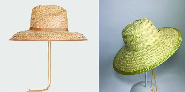  Nhiều người cho rằng chiếc nón Gucci giá 9 triệu đồng (bên tay trái) không duyên dáng bằng chiếc nón nan Việt (bên tay phải) giá chỉ 80.000 đồng. 