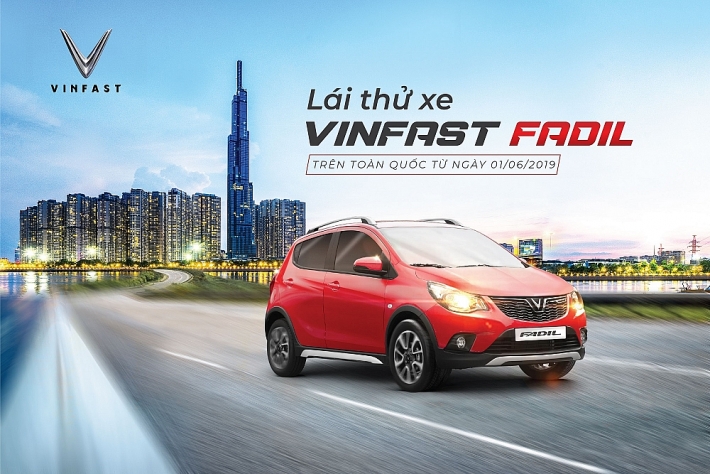 VinFast tổ chức chương trình lái thử xe Fadil trên toàn quốc từ ngày 1/6/2019.