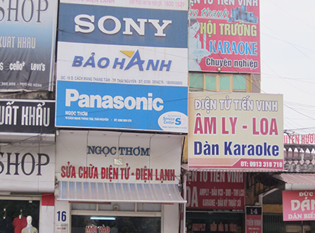 Trung tâm bảo hành ủy quyền của Sony tại Thái Nguyên.