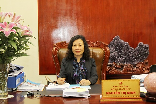 Tổng giám đốc Bảo hiểm Xã hội VN Nguyễn Thị Minh.