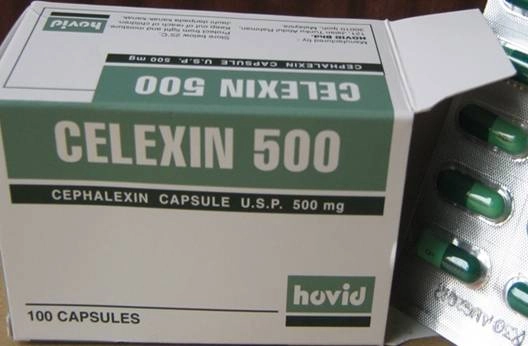 Thuốc Cephalexin 500mg (Ảnh minh họa)