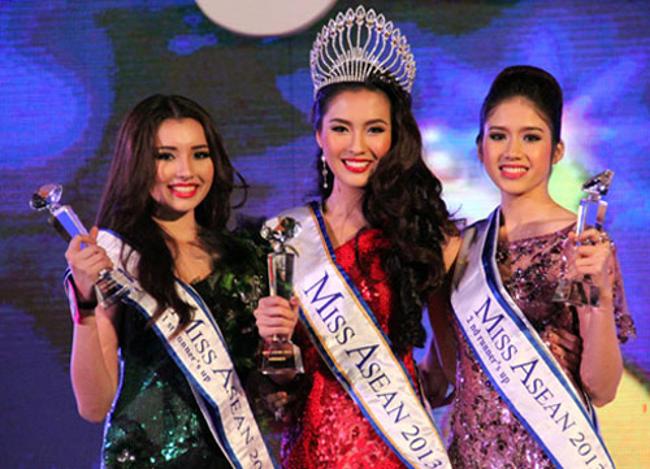 Người đẹp Tây Ninh đoạt danh hiệu Á hậu 2 tại cuộc thi Hoa hậu Đông Nam Á 2013.
