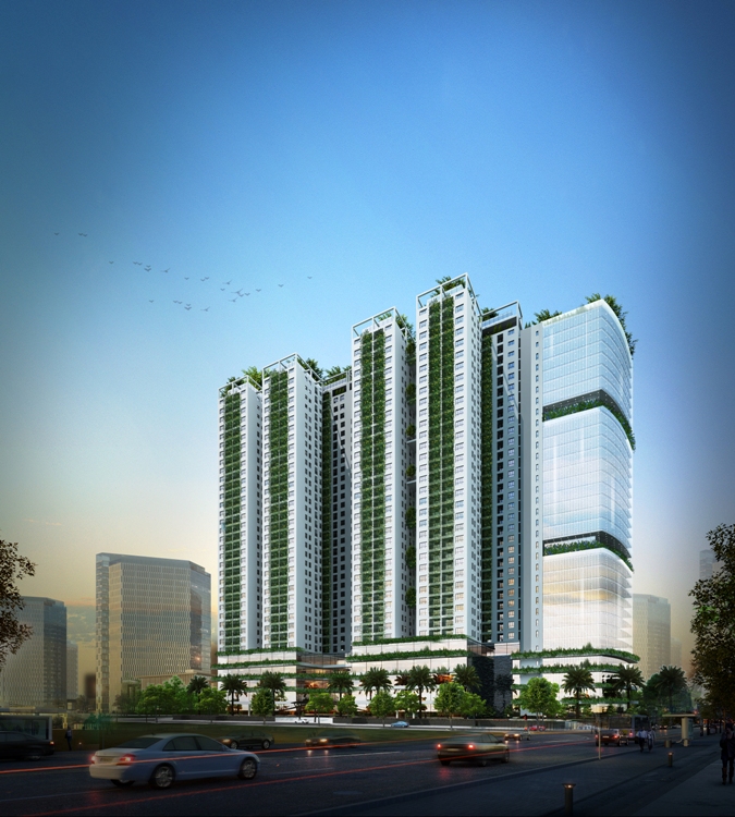 EcoLife Capitol là dự án chung cư duy nhất tại Hà Nội có thiết kế bể bơi nước mặn 4 mùa.