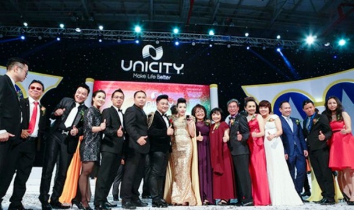 Hình ảnh đại hội của Công ty TNHH Unicity Marketing Việt Nam.
