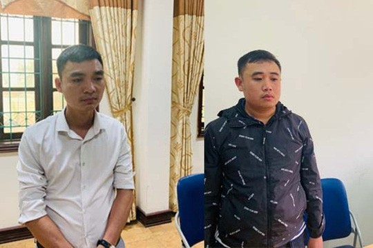 Nguyễn Văn Đức và Dương Văn Trung liên quan đến vụ việc bị Công an tỉnh Thanh Hóa khởi tố trước đó