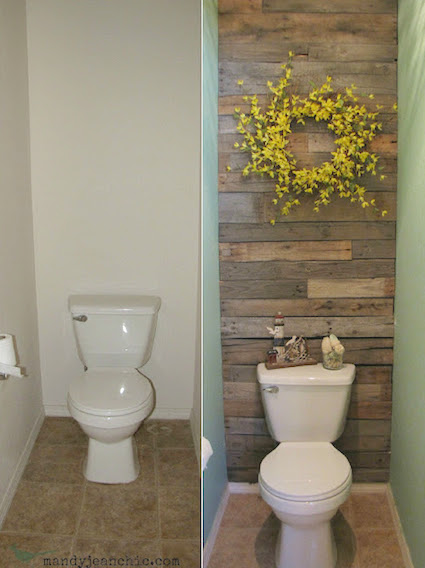 13.-Transform-a-wall-in-your-home-with-recycled-wood.-27-Easy-Remodeling-Projects-That-Will-Completely-Transform-Your-Home