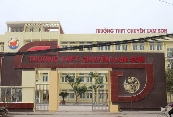 Trường THPT chuyên Lam Sơn. Ảnh của Zing.vn.