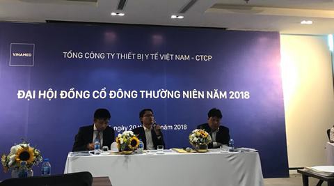 Đại hội cổ đông thường niên năm 2018 của Tổng công ty Thiết bị y tế Việt Nam.