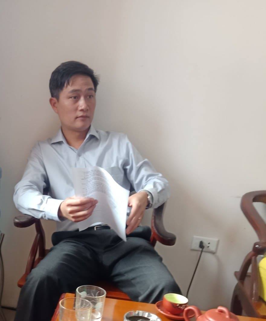 ông Nguyễn Tiến Hải, Giám đốc ban quản lý dự án, UBND huyện Thanh Oai.