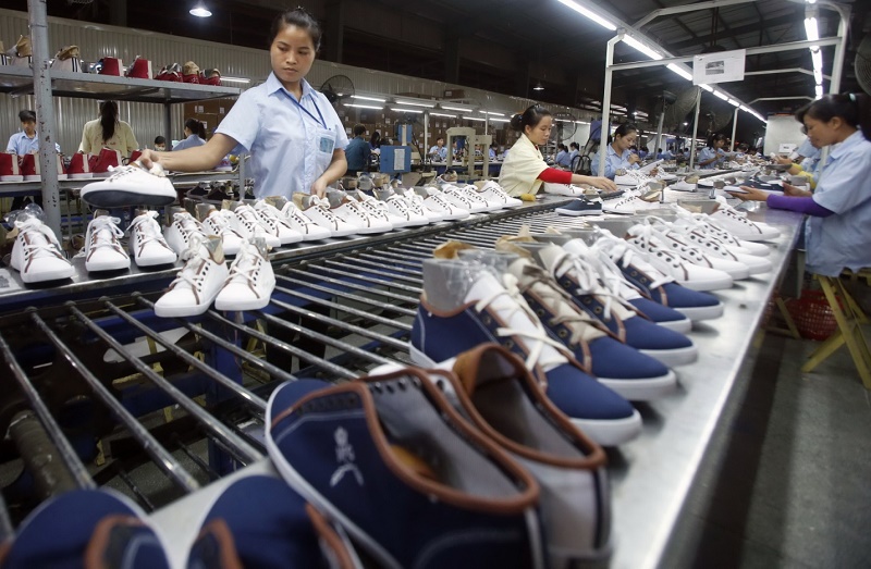 Nhóm hàng da giày tiếp tục được kỳ vọng tăng trưởng cùng với việc Hiệp định thương mại tự do Việt Nam-EU (EVFTA) được ký kết. (Ảnh TL)