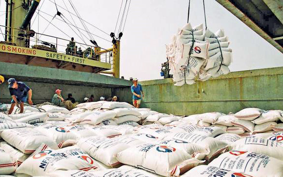 Giao thương, mở rộng cơ hội cho hạt gạo Việt Nam vào thị trường Trung Quốc - một trong những thị trường chủ lực của gạo Việt. (Ảnh TL)
