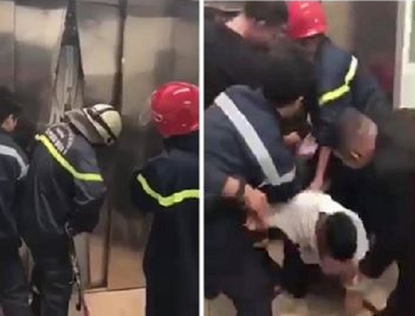 TP.HCM: 21 người hoảng loạn vì bị mắc kẹt trong thang máy ở tòa nhà văn phòng cao cấp.p/- Ảnh 1
