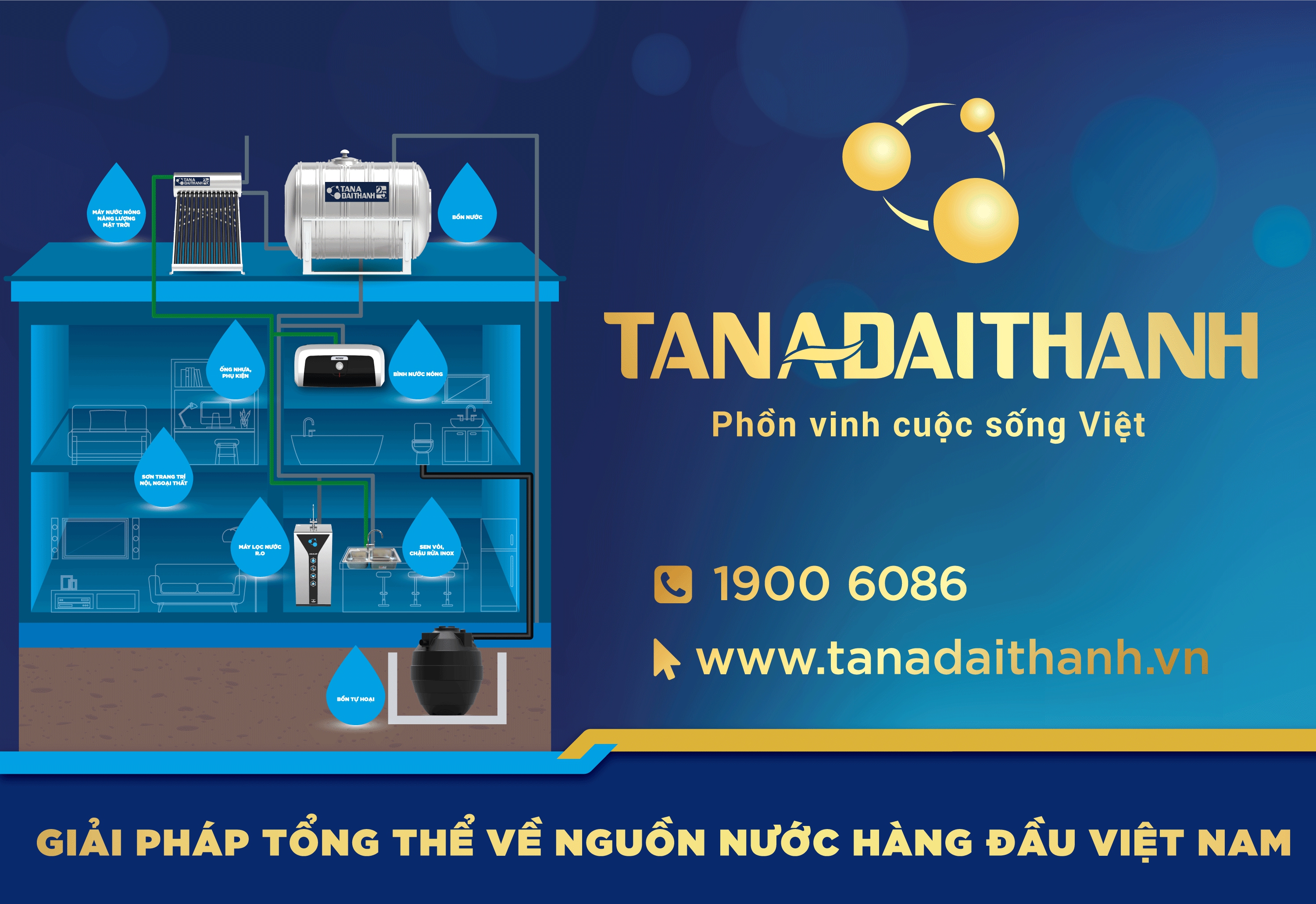 Tập đoàn Tân Á Đại Thành cung cấp giải pháp tổng thể về nguồn nước hàng đầu Việt Nam