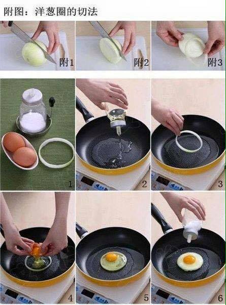 Cách ốp trứng tròn, đẹp