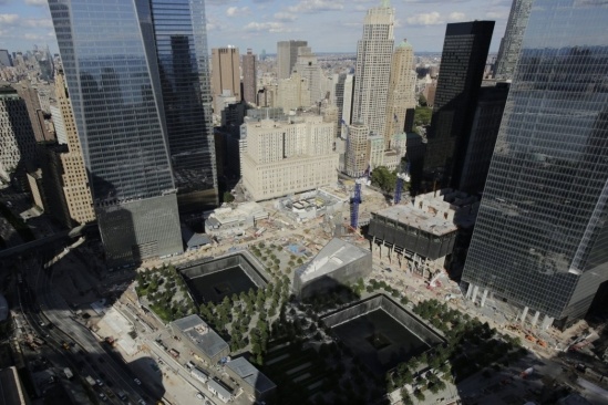Khu tưởng niệm vụ 11/9 ngày nay mở cửa để phục vụ khách tham quan.