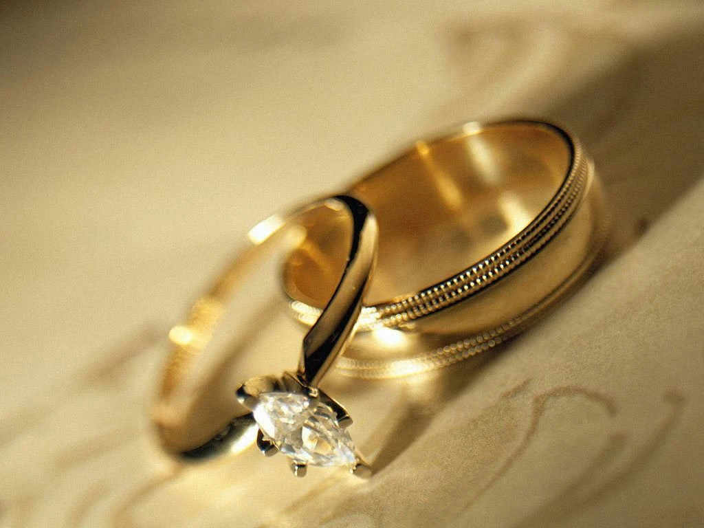 Vàng 14k là loại vàng được lưa chọn làm nhẫn cưới nhiều nhất.