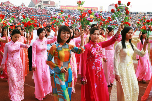 Ngày 20/10 là ngày tôn vinh vẻ đẹp của phụ nữ Việt Nam.