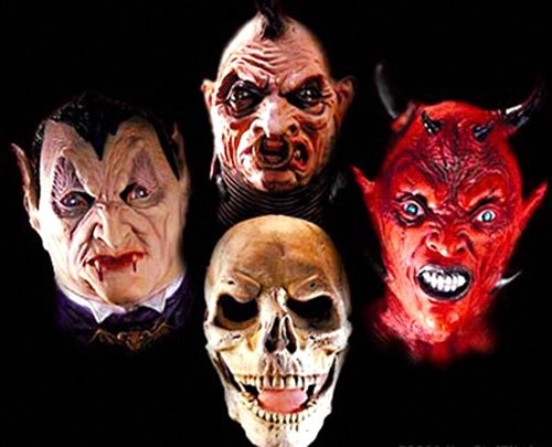 Các loại mặt nạ đáng sợ cho ngày lễ Halloween.