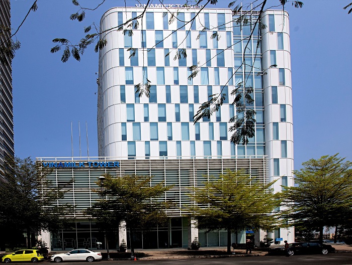 Trụ sở chính công ty Vinamilk tại thành phố Hồ Chí Minh.