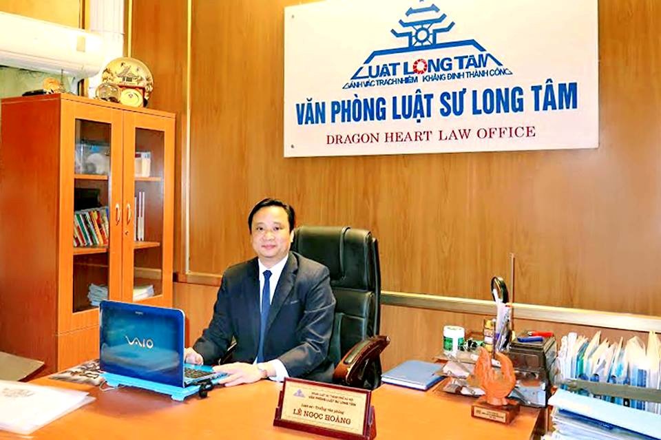 Luật sư Lê Ngọc Hoàng - Trưởng Văn phòng luật sư Long Tâm