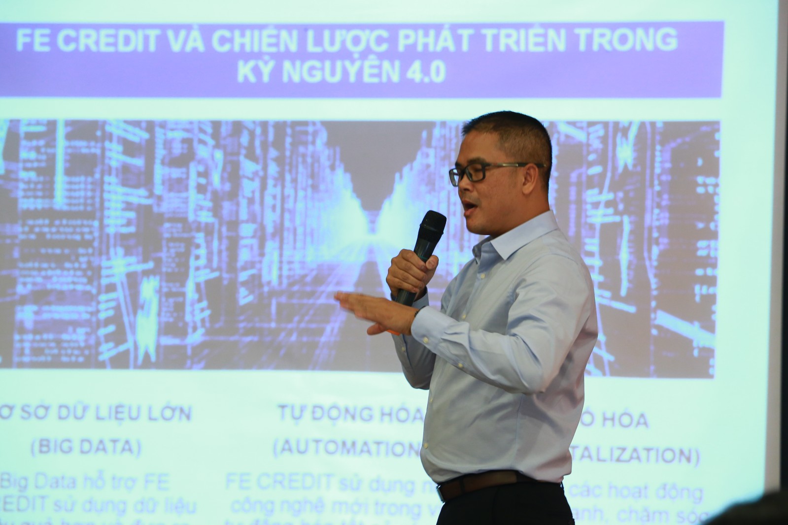Ông Nguyễn Thiện Tâm, Giám đốc Trung tâm Sáng kiến FE Credit