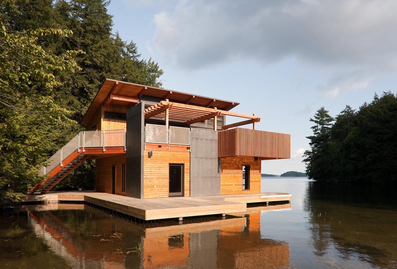 Muskoka Boathouse / Christopher Simmonds Architect
