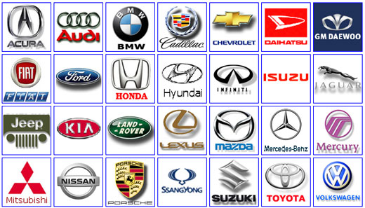Logo của các hãng xe phần lớn đều có dạng hình tròn