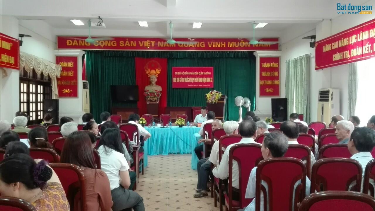 Hội nghị tiếp xúc đại biểu cử tri tại phường La Khê, Hà Đông