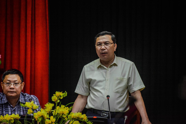Ông Nguyễn Hữu Hoàng, Chủ tịch UBND huyện Đan Phượng. 