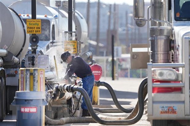 Một cơ sở lọc dầu ở Salt Lake City, Utah, Mỹ - Nguồn: AFP/TTXVN