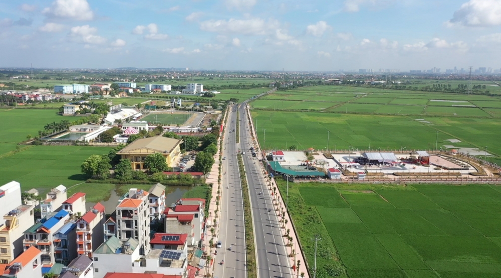 Huyện Thanh Oai đặt mục tiêu lên quận vào năm 2028. (Ảnh: Hồng Quang)