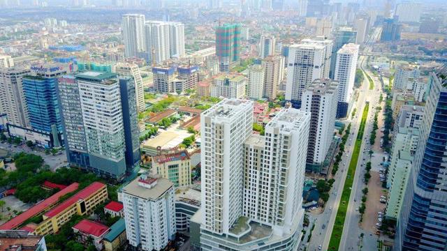 Thời gian qua, chung cư ở Hà Nội và TP.HCM vẫn tiếp tục tăng giá, trong đó tăng mạnh nhất ở phân khúc cao cấp. (Ảnh minh họa)