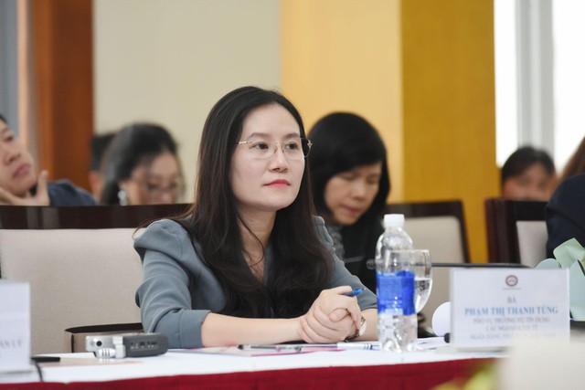 Bà Phạm Thị Thanh Tùng - Phó vụ trưởng Vụ Tín dụng các ngành kinh tế (Ngân hàng Nhà nước).