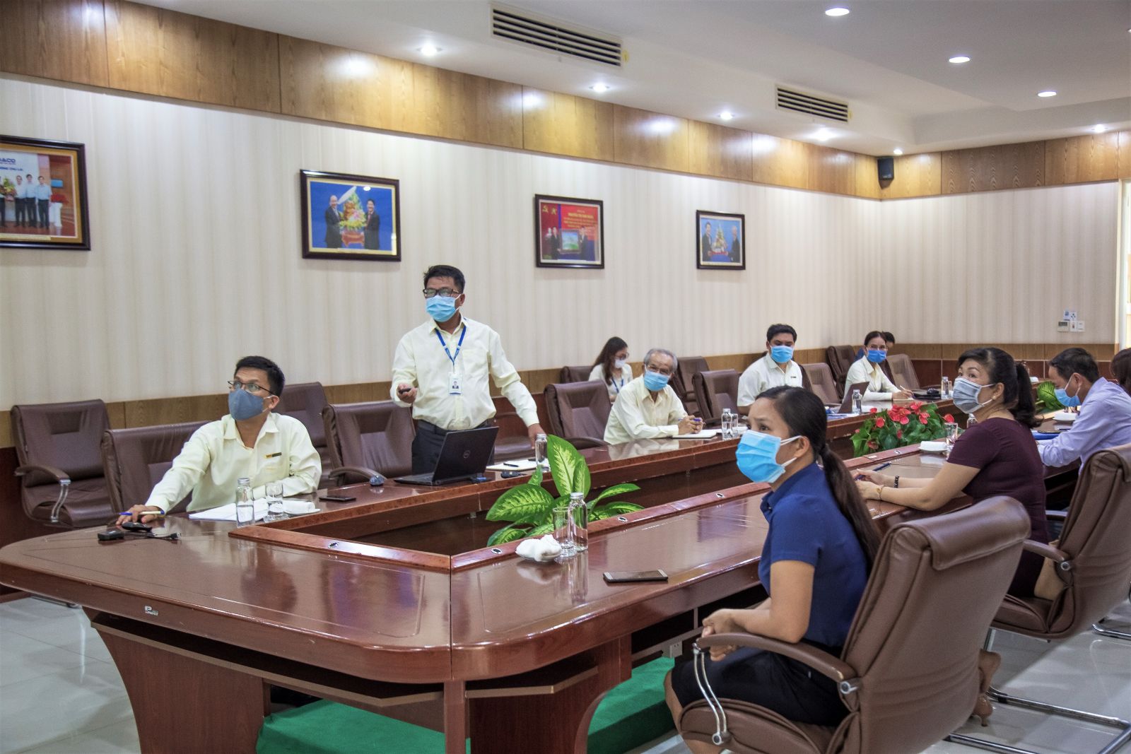 Ban chỉ đạo phòng chống dịch THACO Chu Lai báo cáo công tác chống dịch 