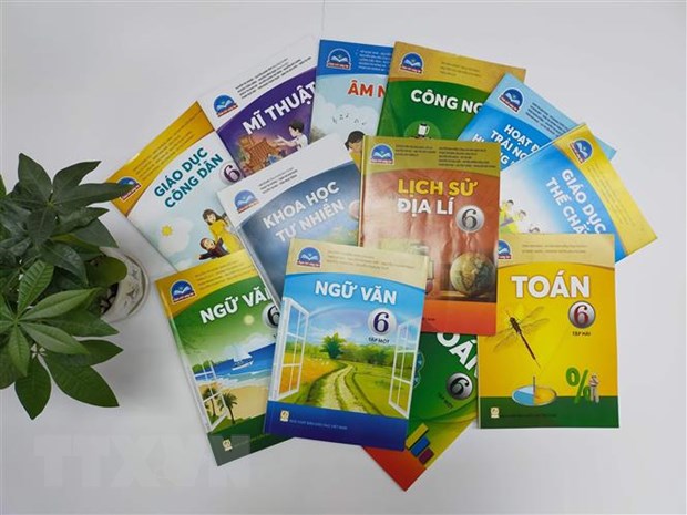Bộ sách Chân trời sáng tạo lớp 6 của Nhà xuất bản Giáo dục Việt Nam. 