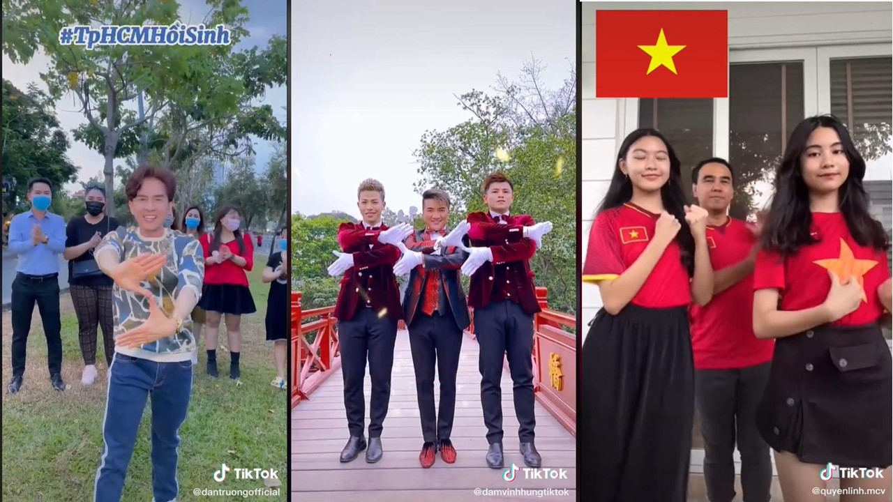 Các nghệ sĩ nhảy vũ điệu hồi sinh trên Tiktok