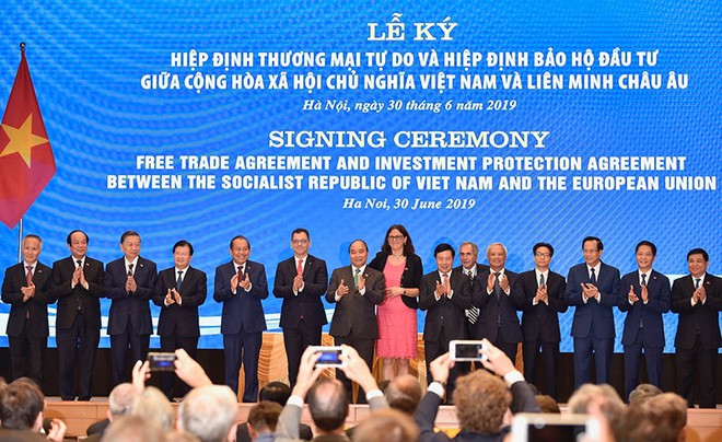 Việt Nam và EU đã ký Hiệp định EVFTA vào 30/6/2019.