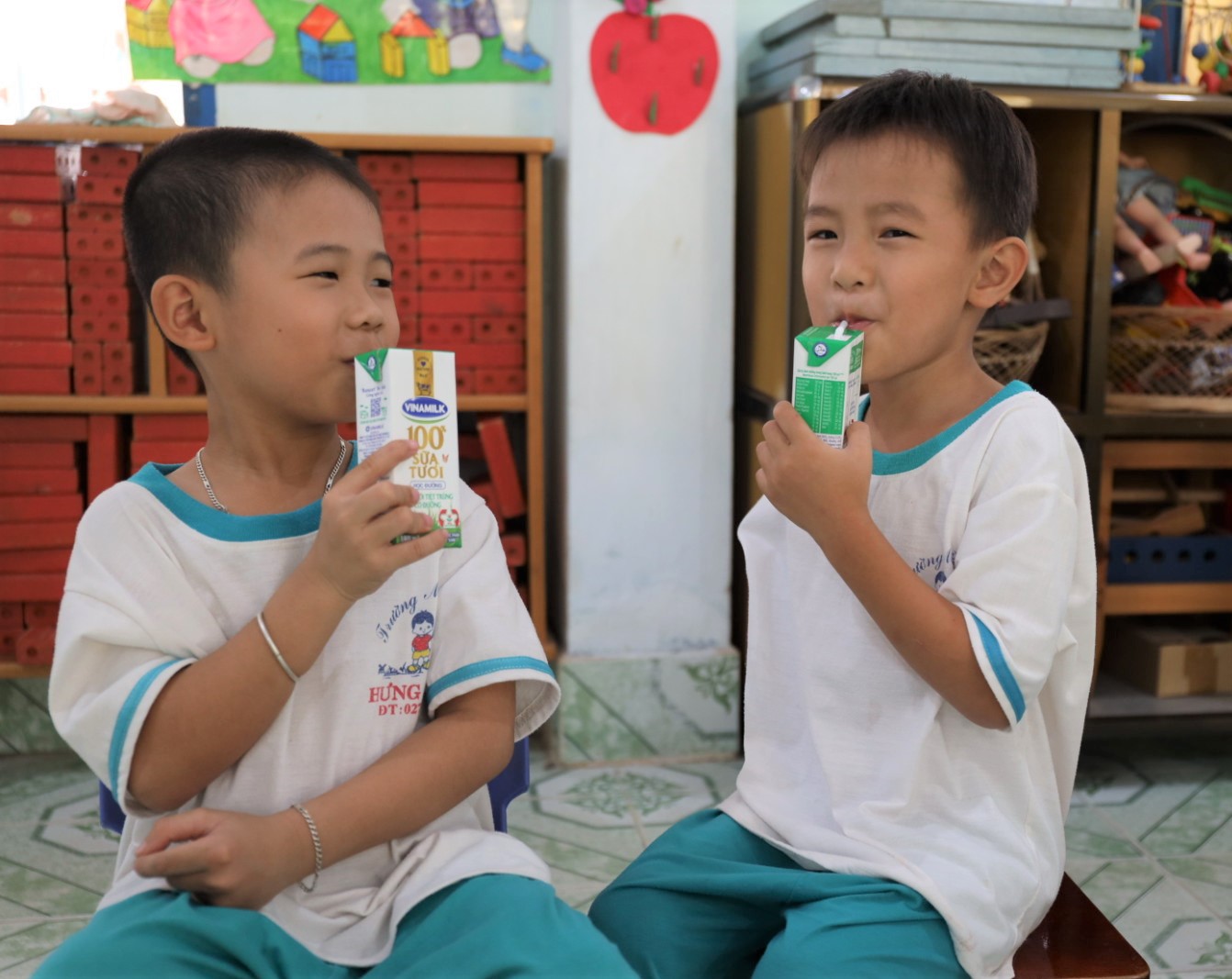 Chương trình Sữa học đường đã góp phần cải thiện chiều cao và cân nặng  cho các em học sinh tại Bến Tre