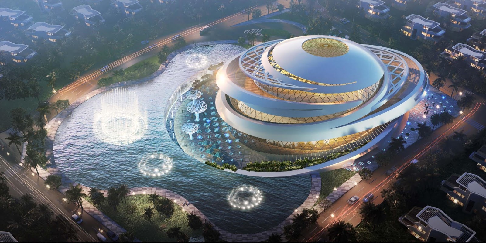 Tiện ích dự án được quy tụ trong những công trình với thiết kế ấn tượng, đầy chất nghệ thuật lần đầu tiên xuất hiện tại Việt Nam.